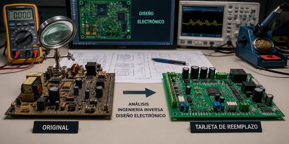 Diseño y fabricación de tarjetas electrónicas de reemplazo